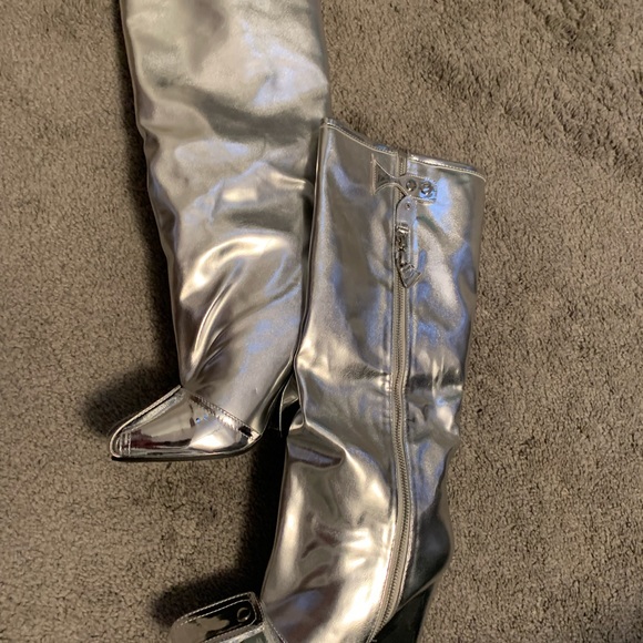Chrome metallic boots - Picture 5 of 7